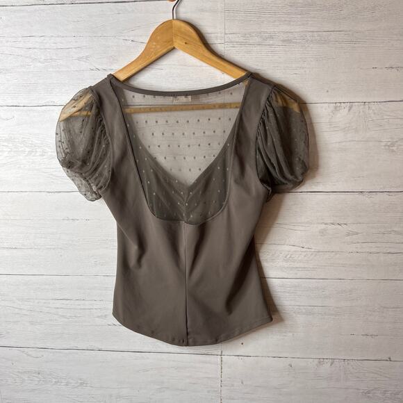 Revolve Free People Intimately Top Womens Size Small Taupe Blush Up Cami Ruched - Picture 10 of 16